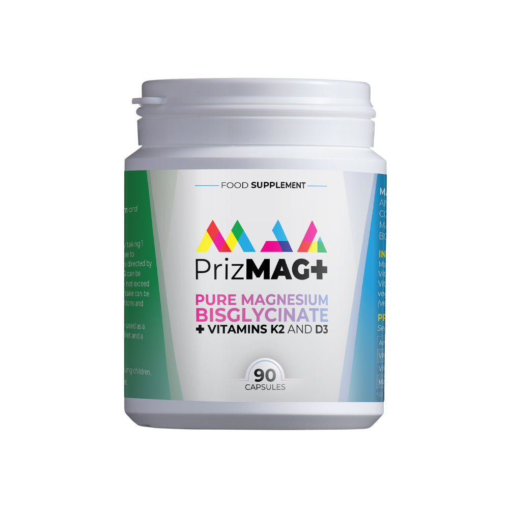 PrizMAG+ Pure Magnesium Bisglycinate + Vitamins K2 and D3